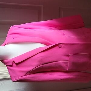Matching blazer set barbie pink from fashion nova size M
